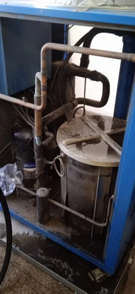 Manutenção de chiller industrial